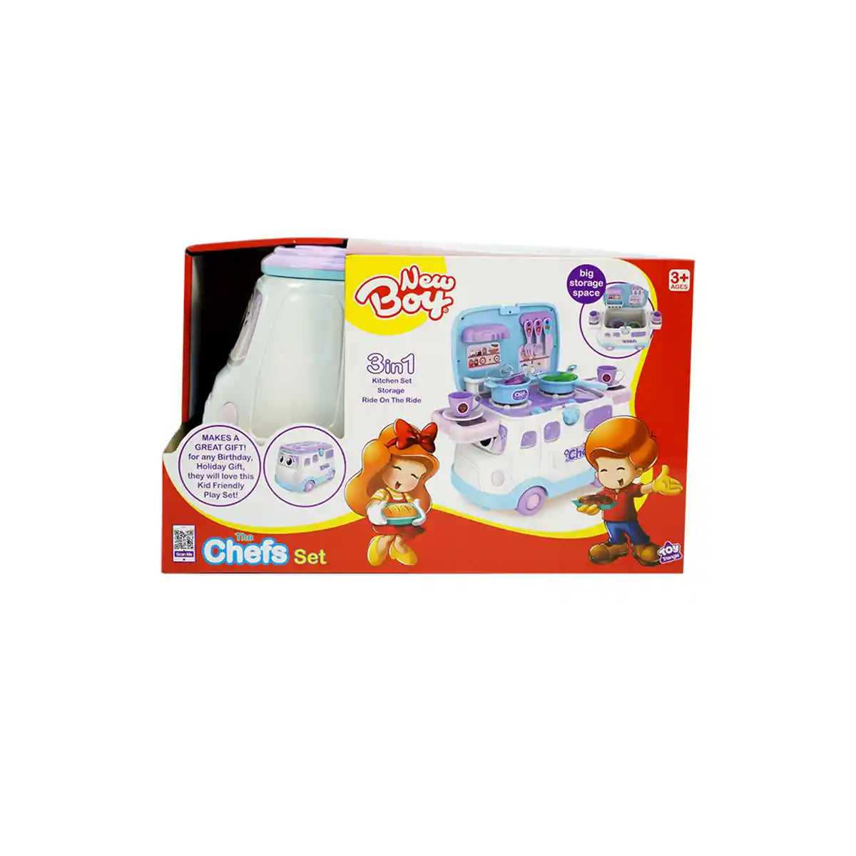 New Girl 3-in-1 The Chef Set 3yrs+ - Kiddy Zone