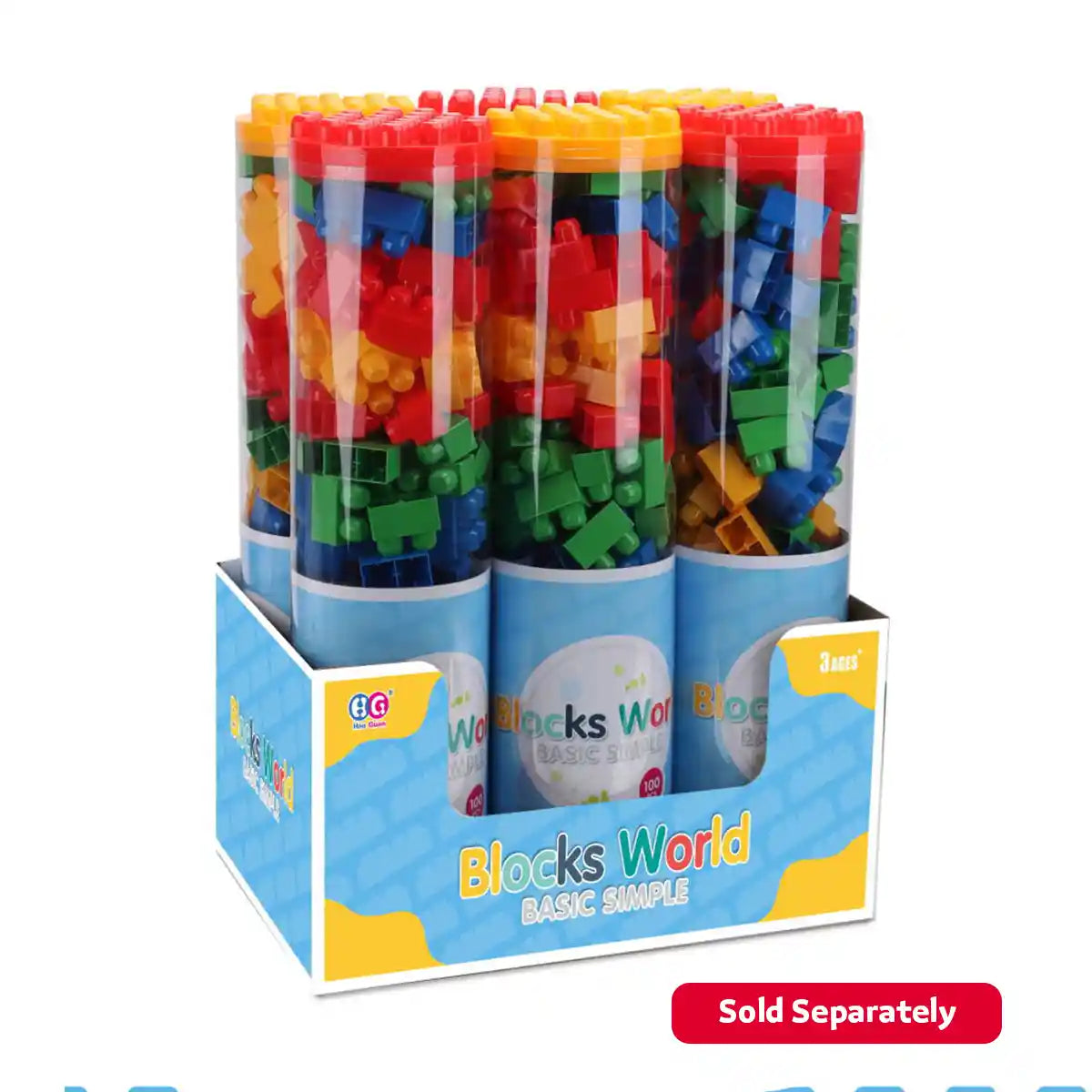 Orange Block 100pcs - Sv729-602 3yrs+