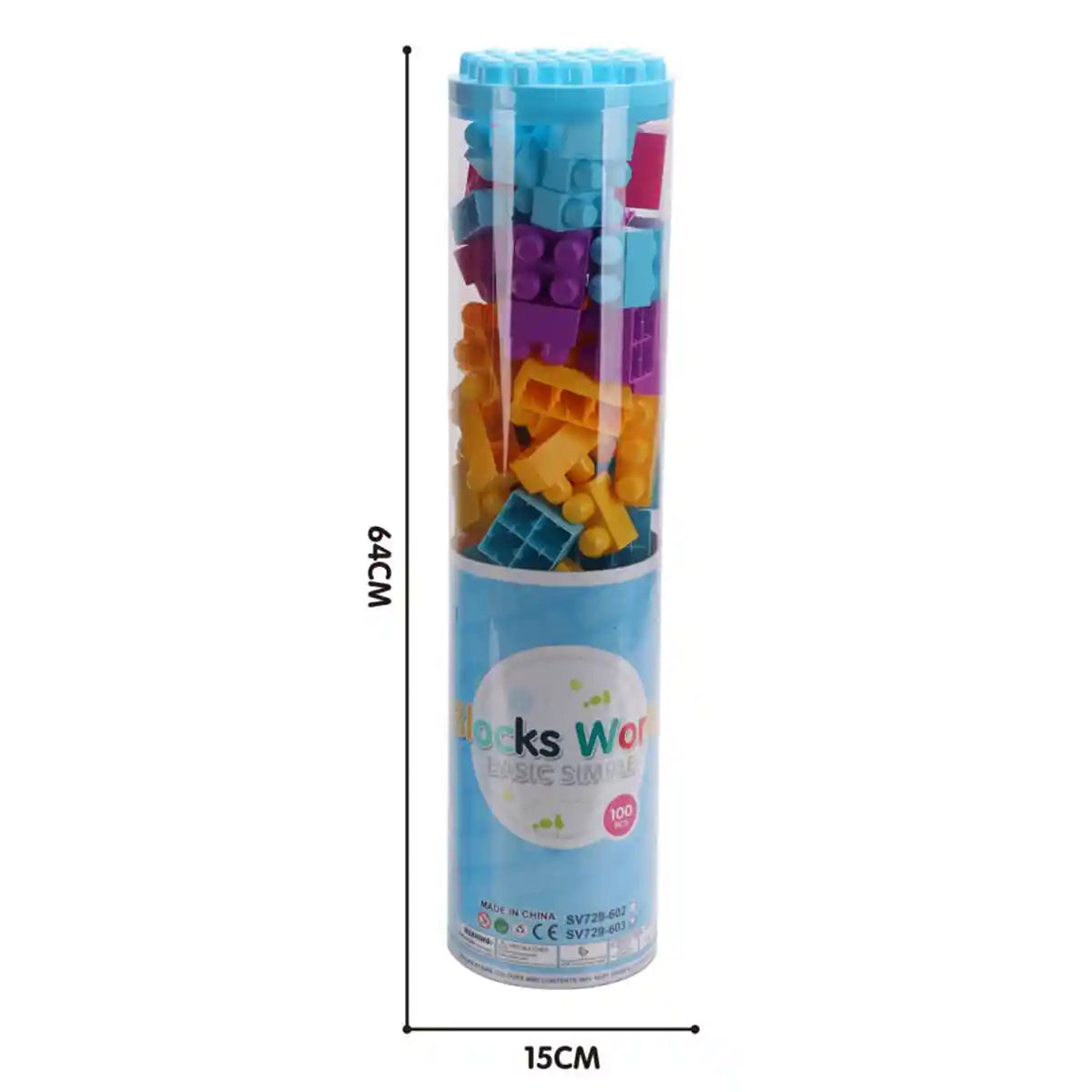 Simple Blocks World 100pcs 3yrs+