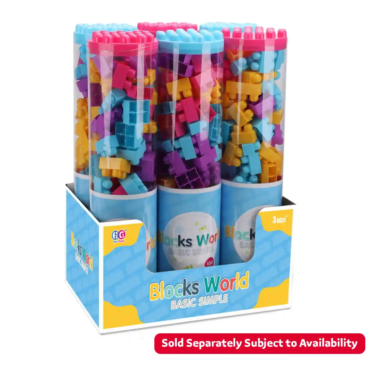 Simple Blocks World 100pcs 3yrs+