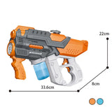 2-IN-1 ELECTRIC SPACE WATER GUN BUBBLE GUN 3YRS+