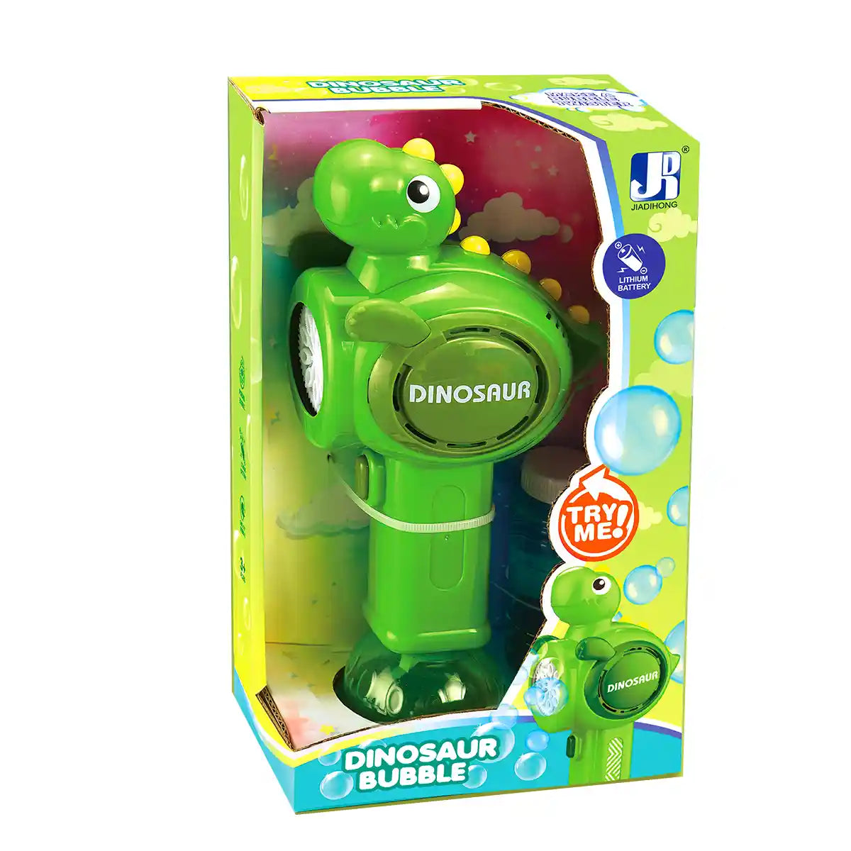 Electric Cartoon Dinosaur Bubble Stick 3yrs+
