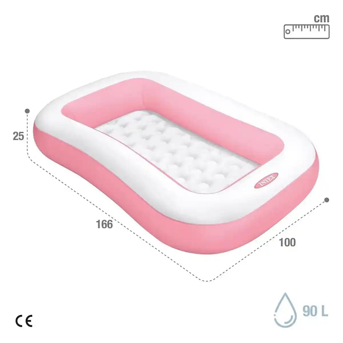 Intex Rectangular Pool,  Ages 2+ , Shelf Box