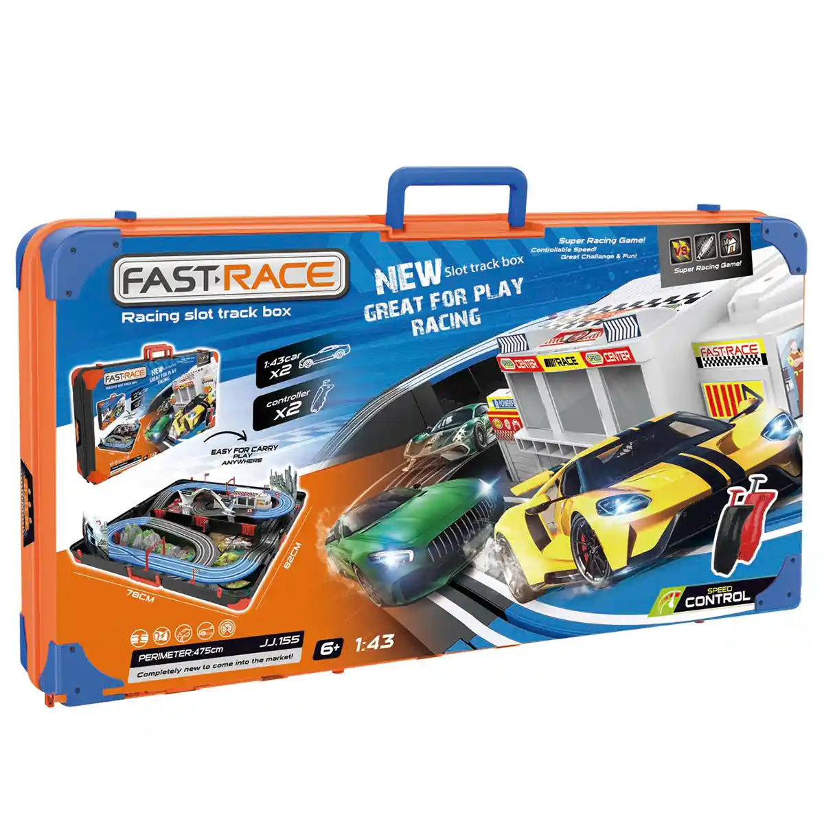 1:64 City Track Set Transformer 6yrs+