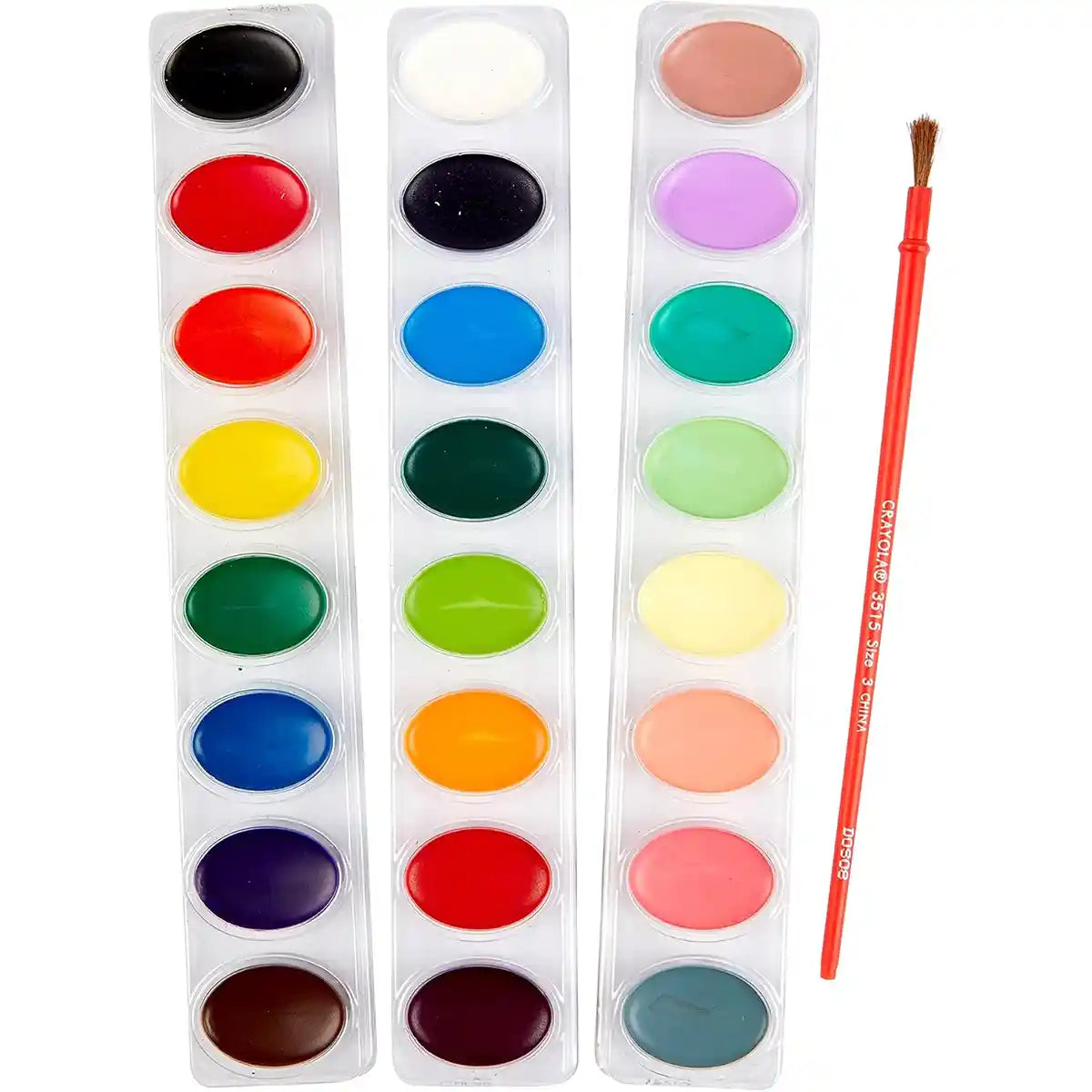 Washable Watercolors with Brush - 24 ct.