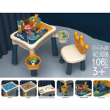 Puzzle Block Table (106pcs)  3yrs+