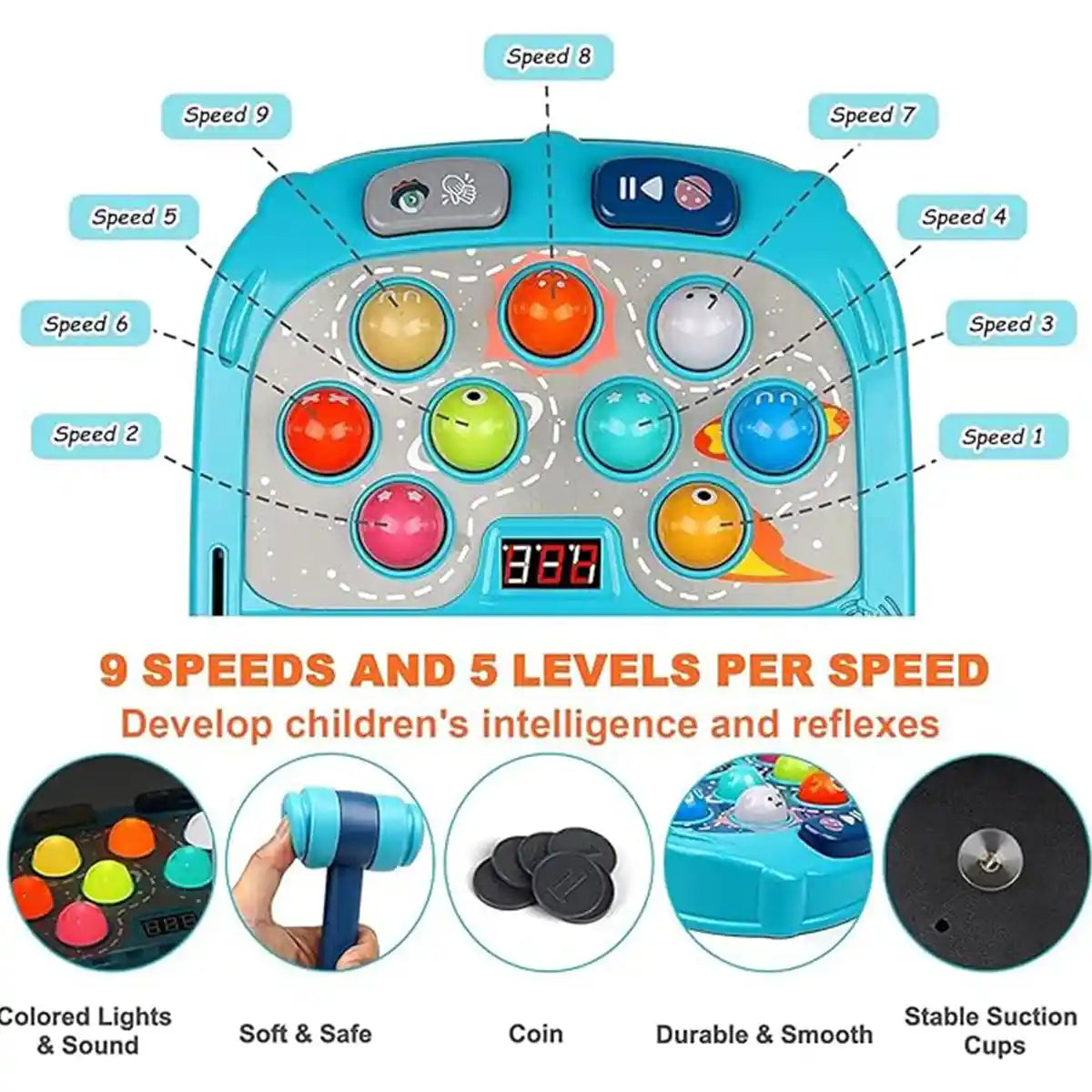 Fivestar Supper Pk Whack-A-Mole Game 3yrs+