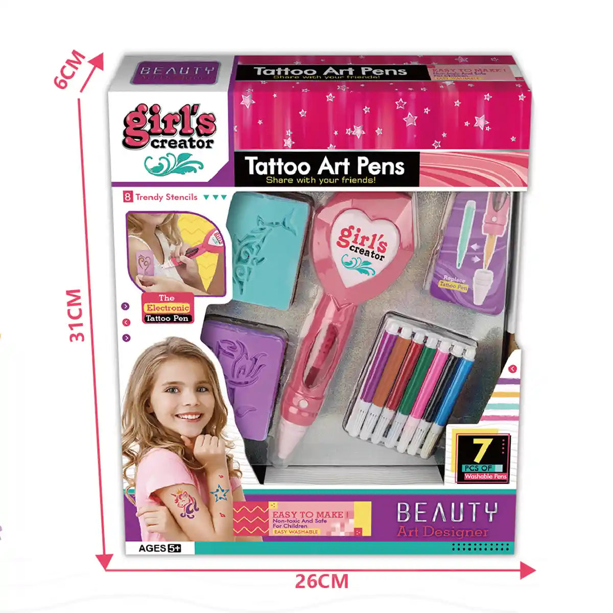 TATTOO PEN SET 5YRS+