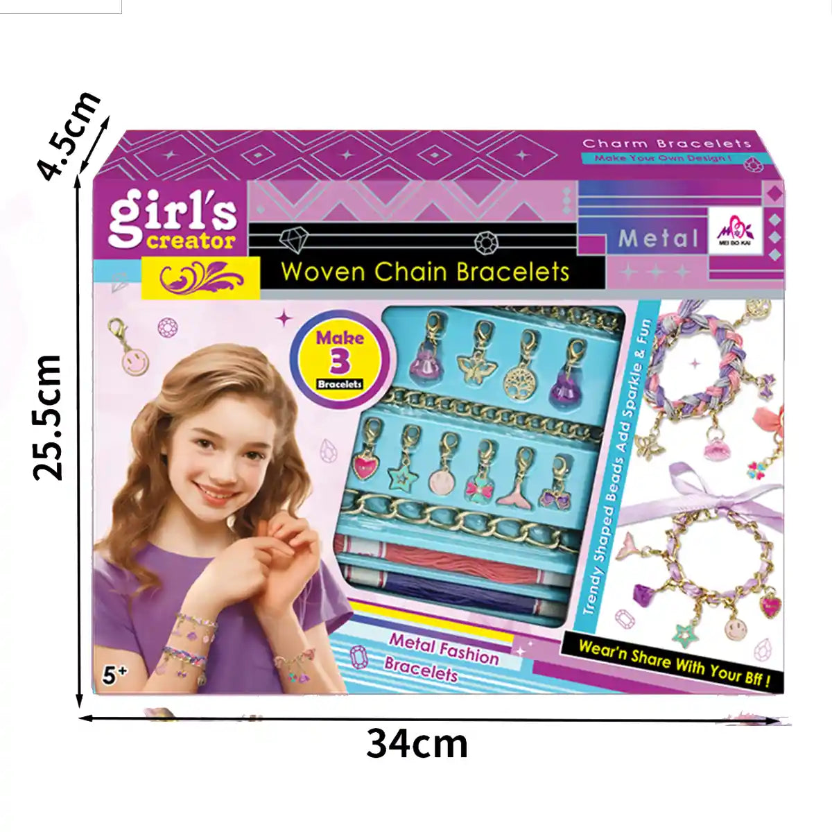 METAL BRACELET SET 5YRS+