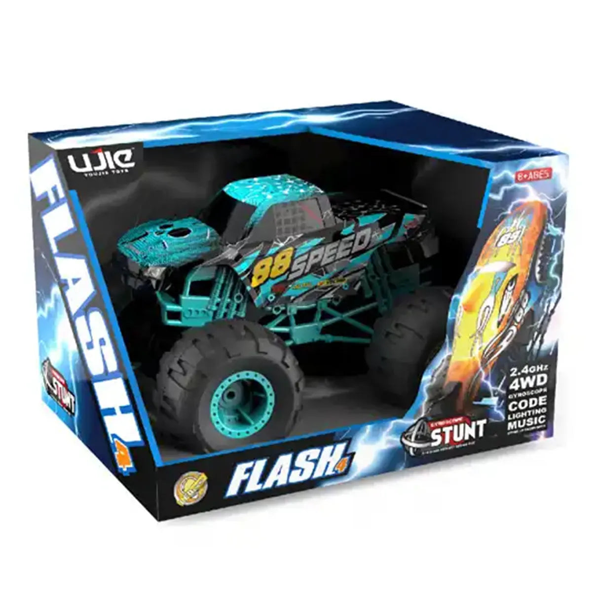 1:12 GYROSCOPE STUNT OFF-ROAD VEHICLE (STANDING STUNT -360degree rotate) 2.4G 6YRS+