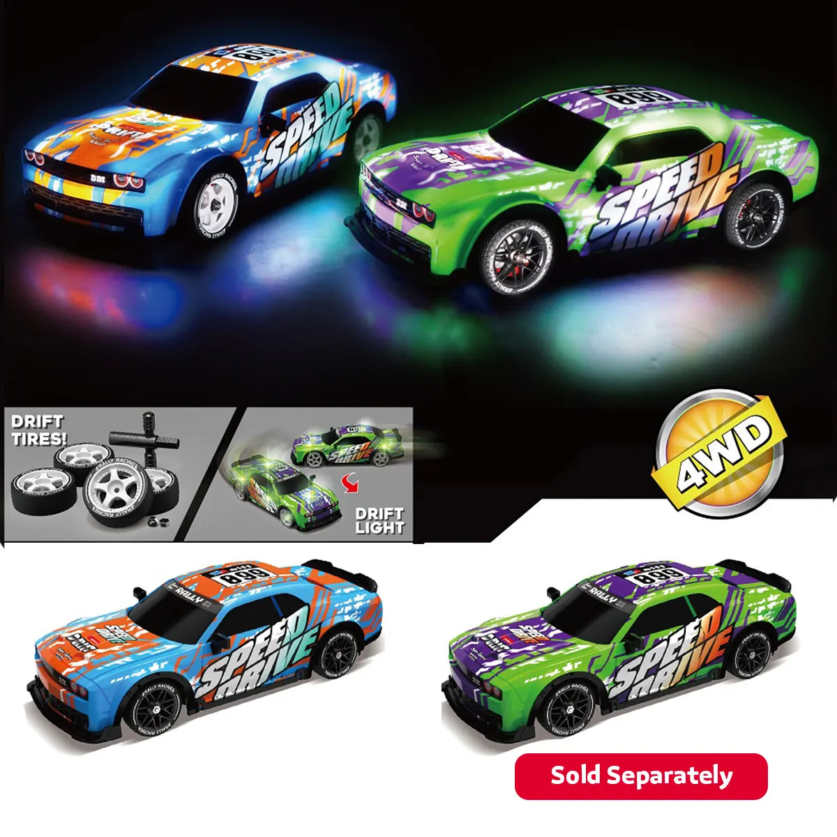 1:16 Four-Way Light Off-Road Rc Vehicle 3yrs+