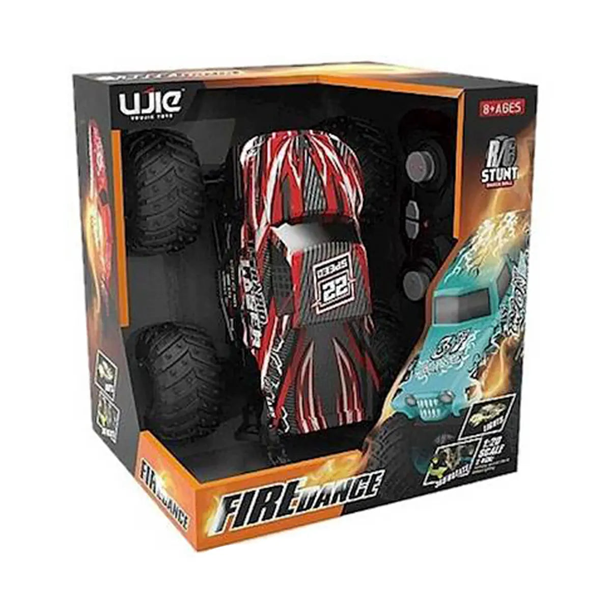 R/C Fire Dance 1:20 Stunt Dance Car 2.4g (Light Music) 360 degree 8+