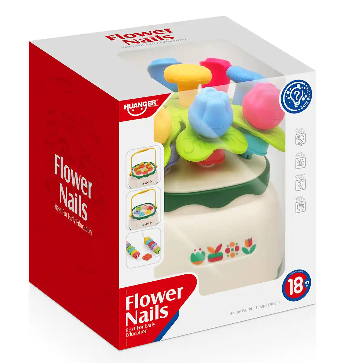 SHAPE SORTING TOY WITH BLOCK 18M+ - Kiddy Zone