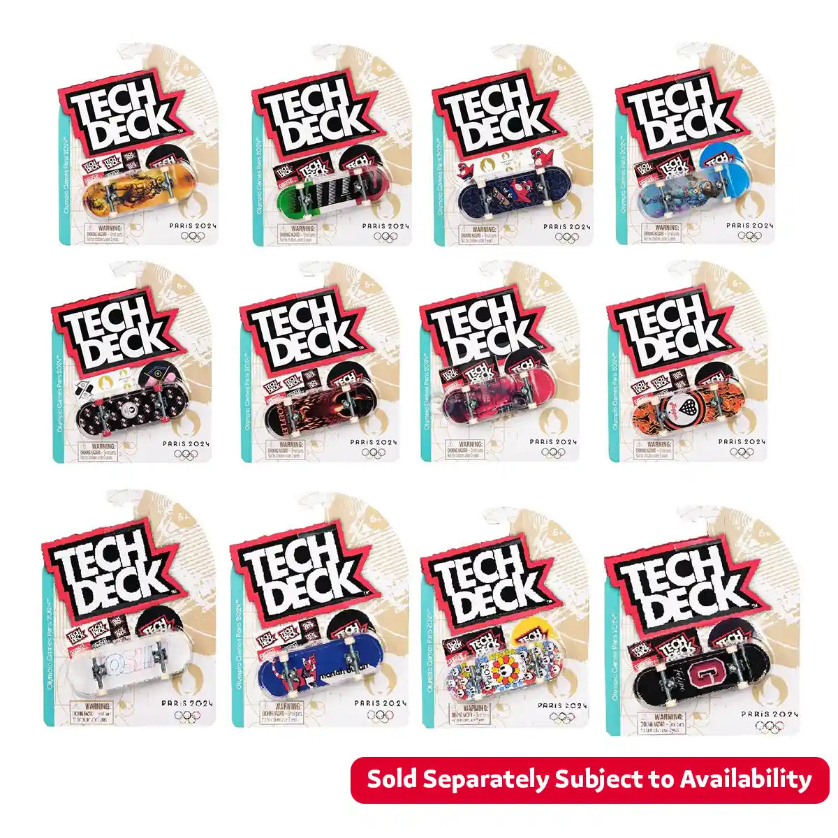 Tech Deck 96MM FingerBoards Asst.