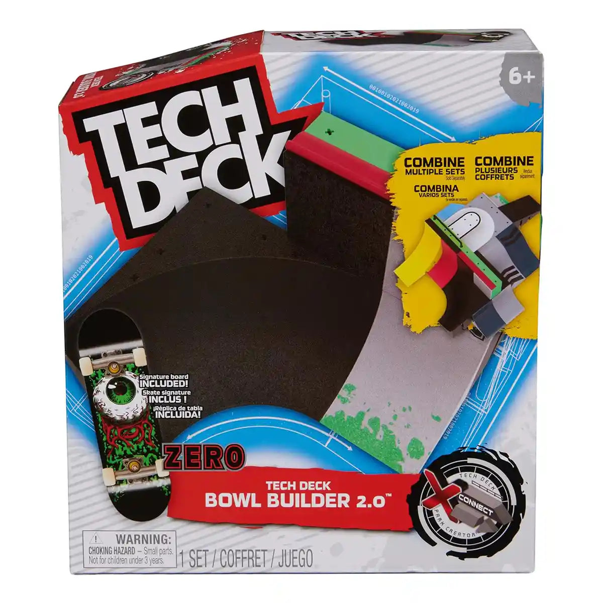 Tech Deck X-Connect PC ZeroBowl Bldr 2.0 - Kiddy Zone