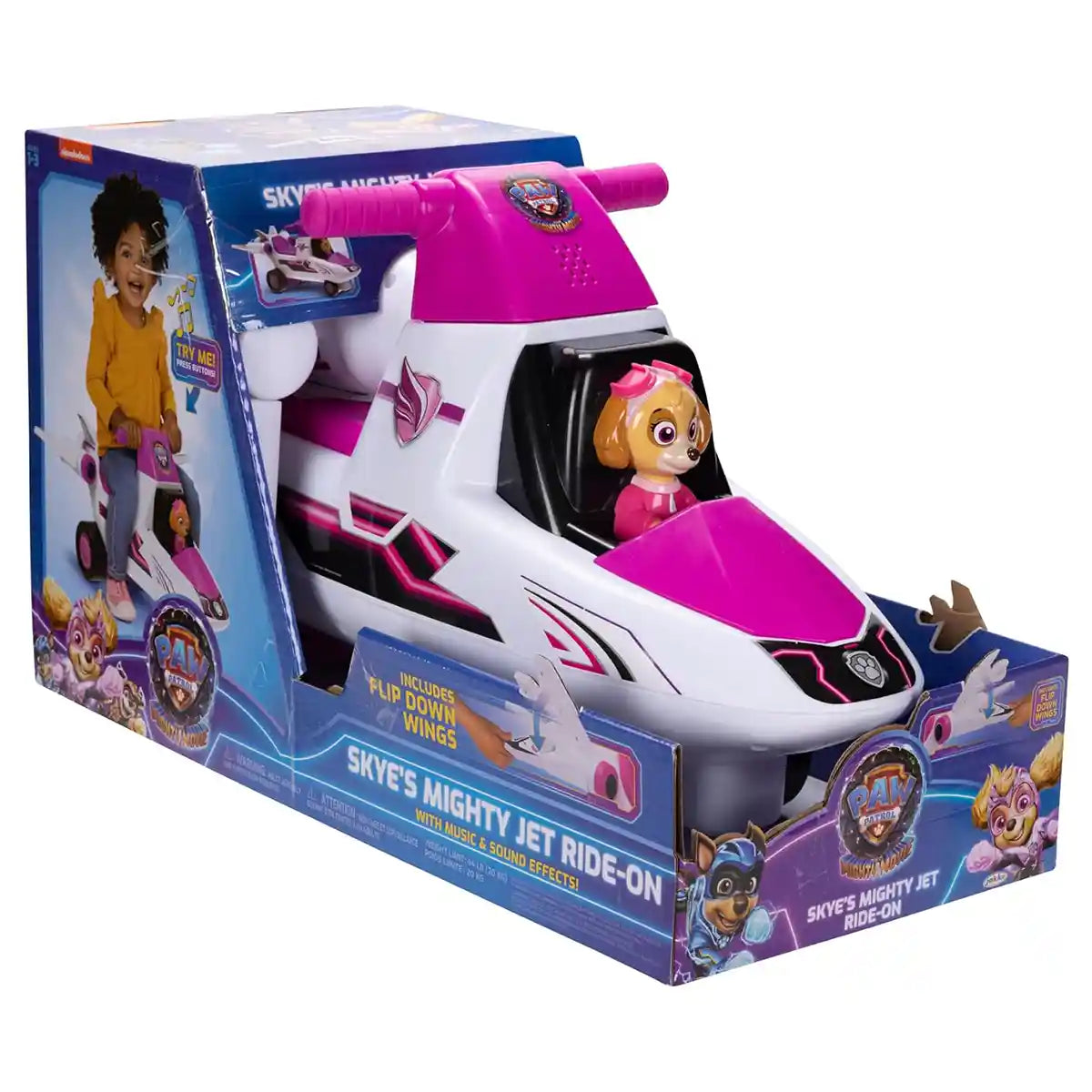 Paw Patrol Movie2 SkyeMighty Jet Ride-On - Kiddy Zone