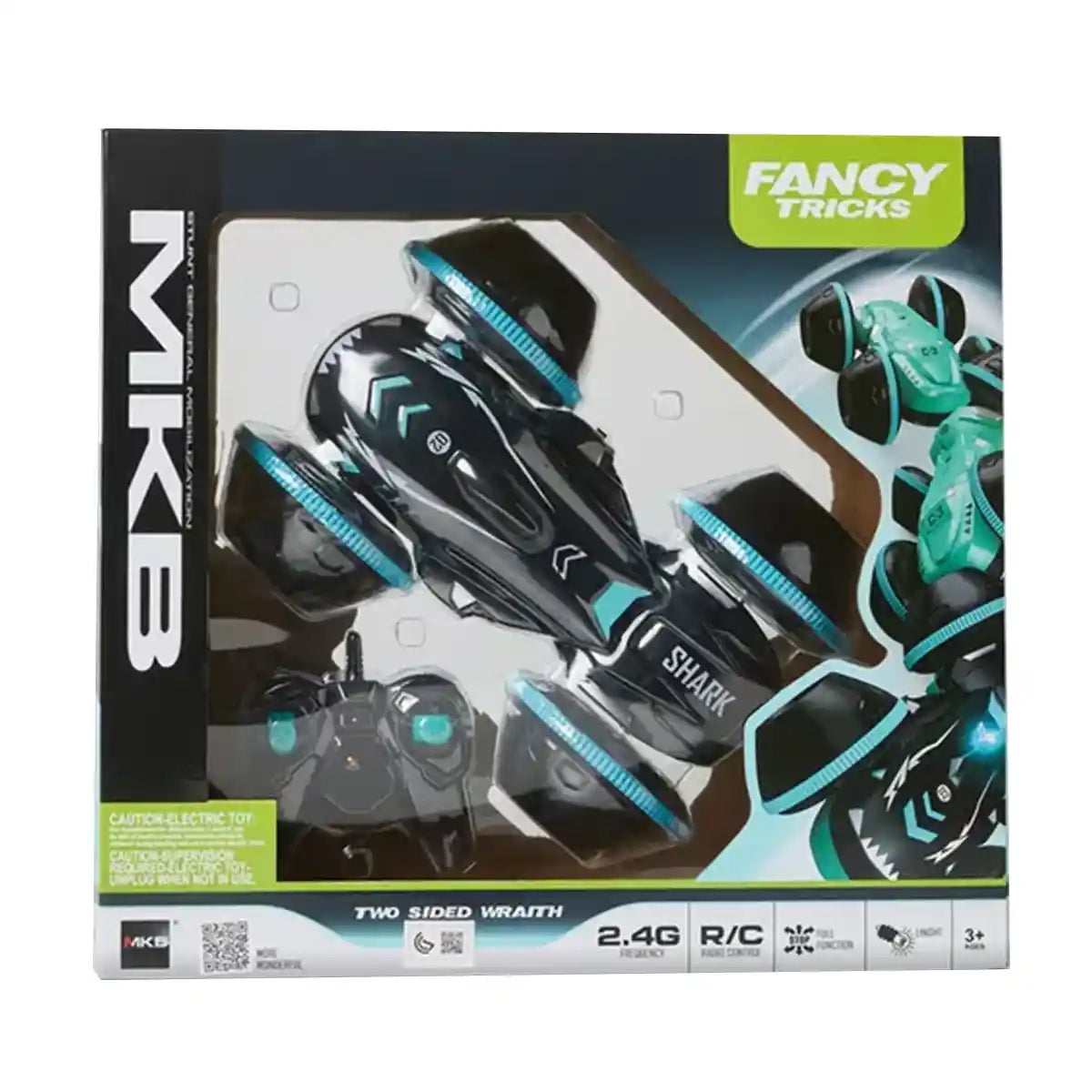 Mkb R/C Two Sided Wraith Stunt Car 3yrs+