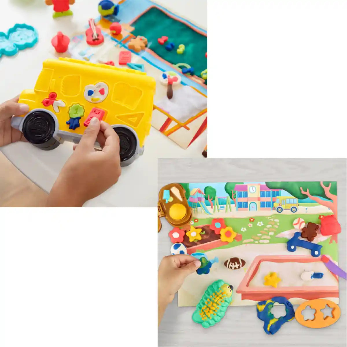 Playdoh School Day Adventures