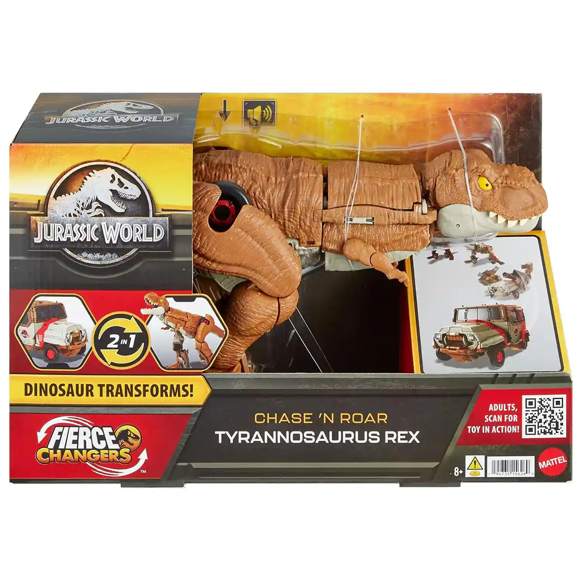 JW Fierce Changers - Chase ‘n' Roar T.Rex - Kiddy Zone
