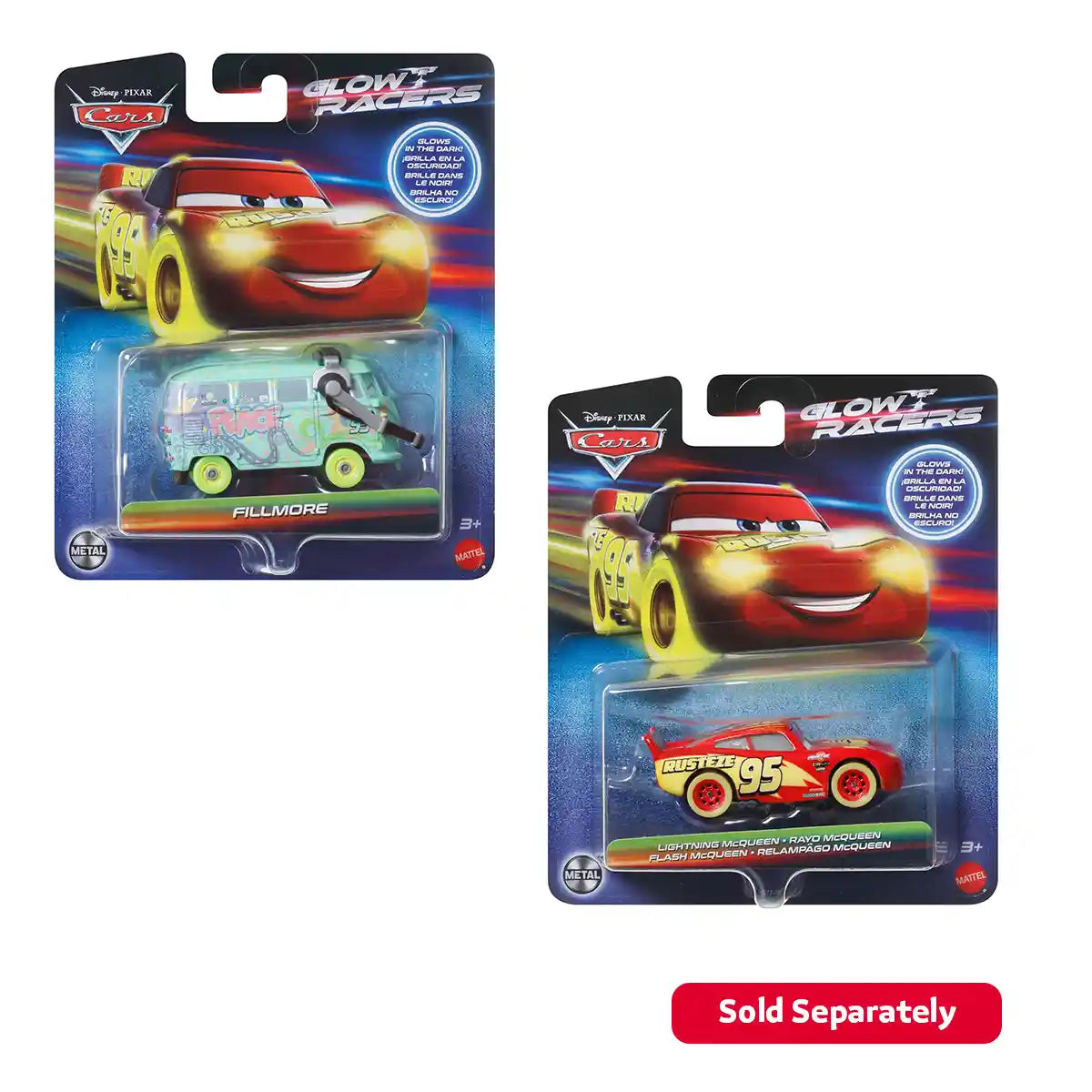 Cars Night Racing Die-Cast Singles Asst