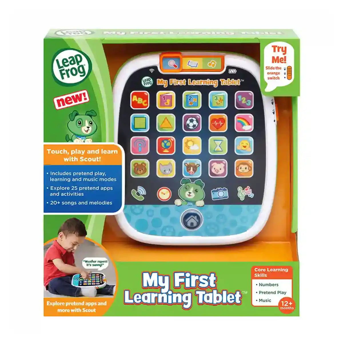 Leap Frog My First Learning Tablet Black - Kiddy Zone