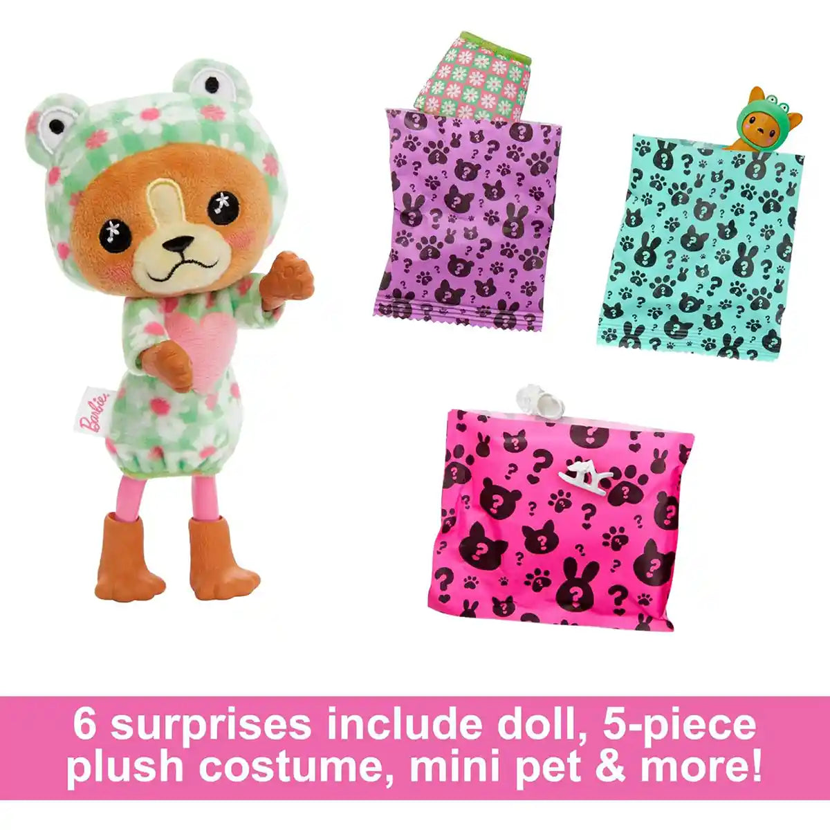 Barbie Chelsea Cutie Reveal Costume Cuties Series - Dog in Frog