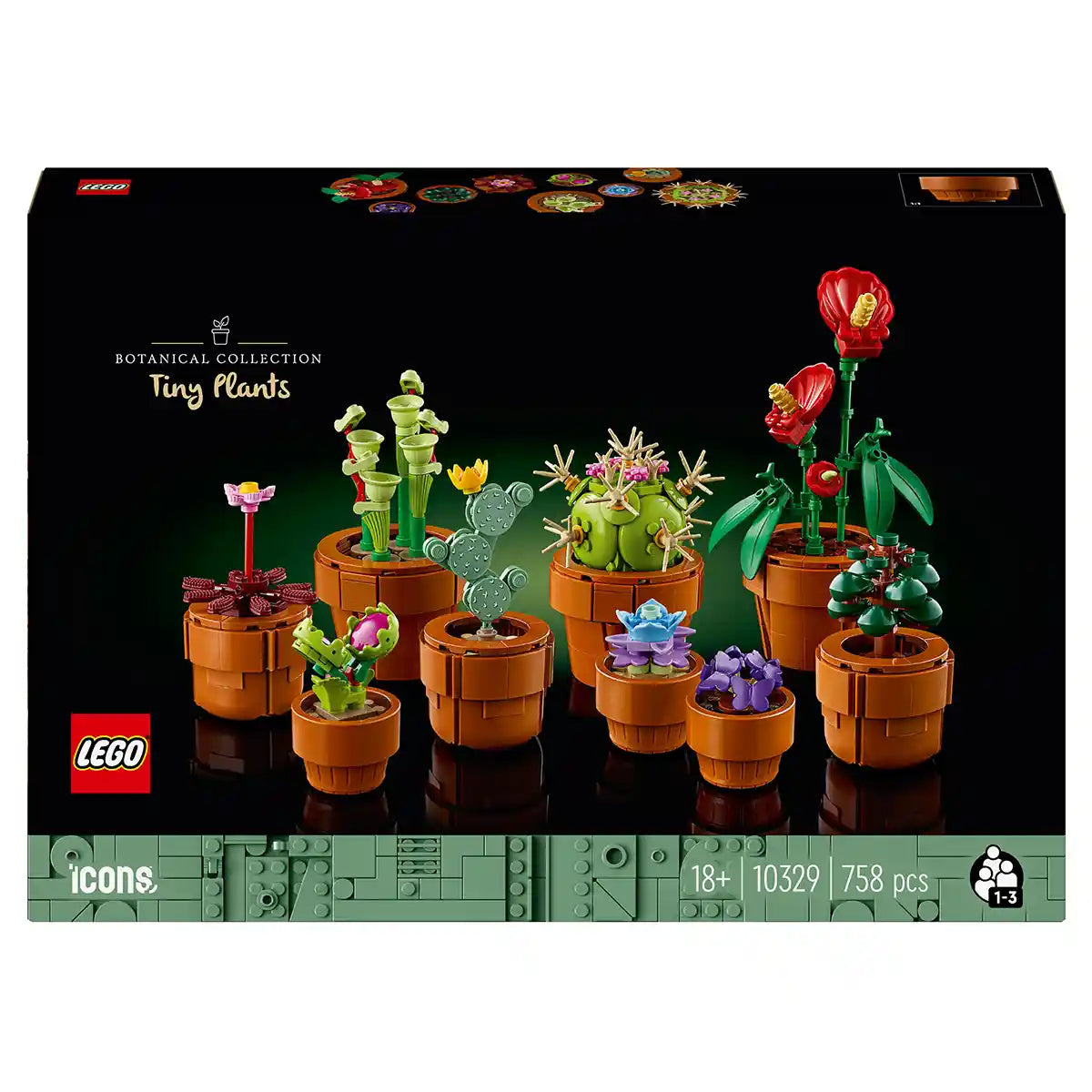 LEGO Icons Tiny Plants Building Set for Adults 10329 - Kiddy Zone