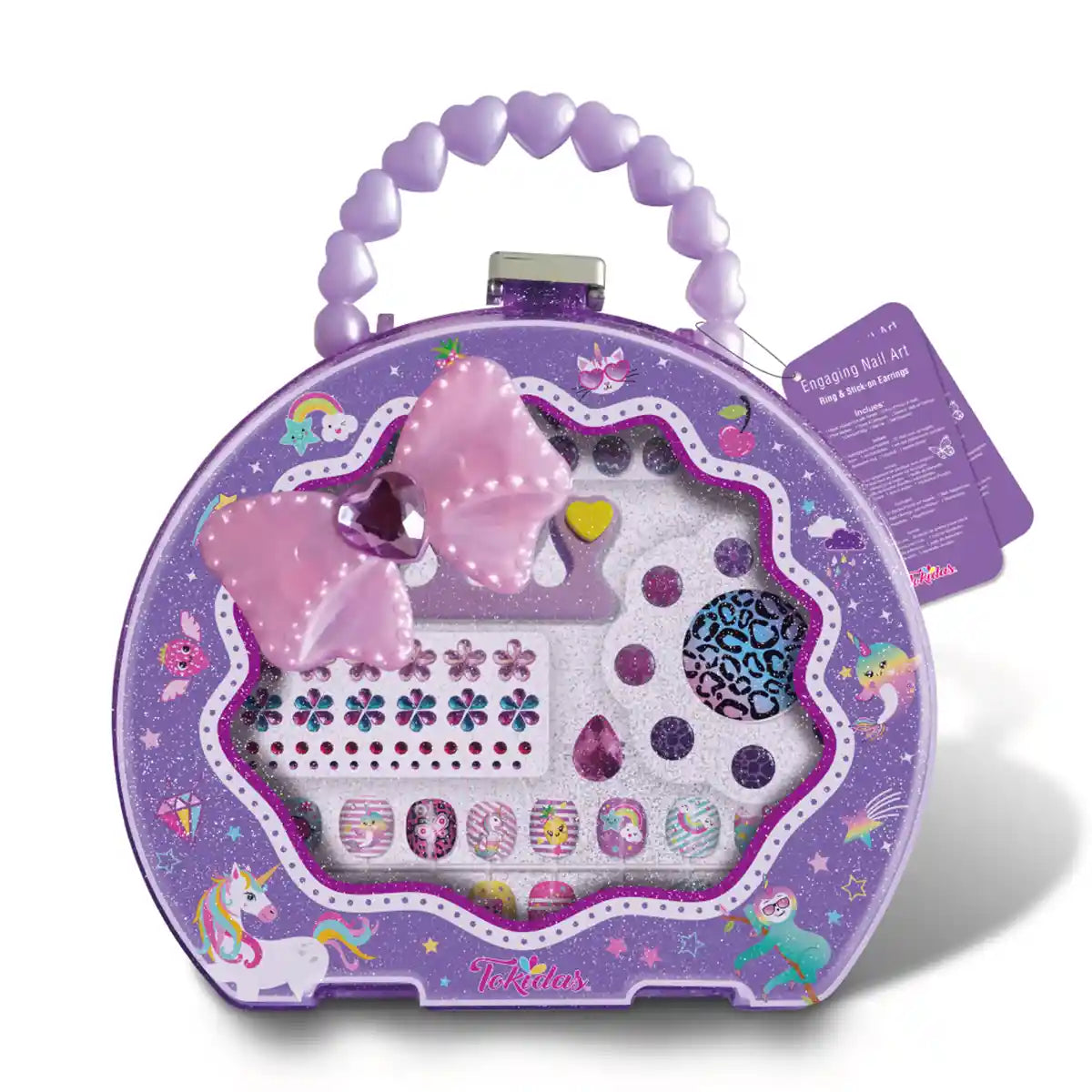 Engaging Nail Art, Ring & Stick-on Earrings