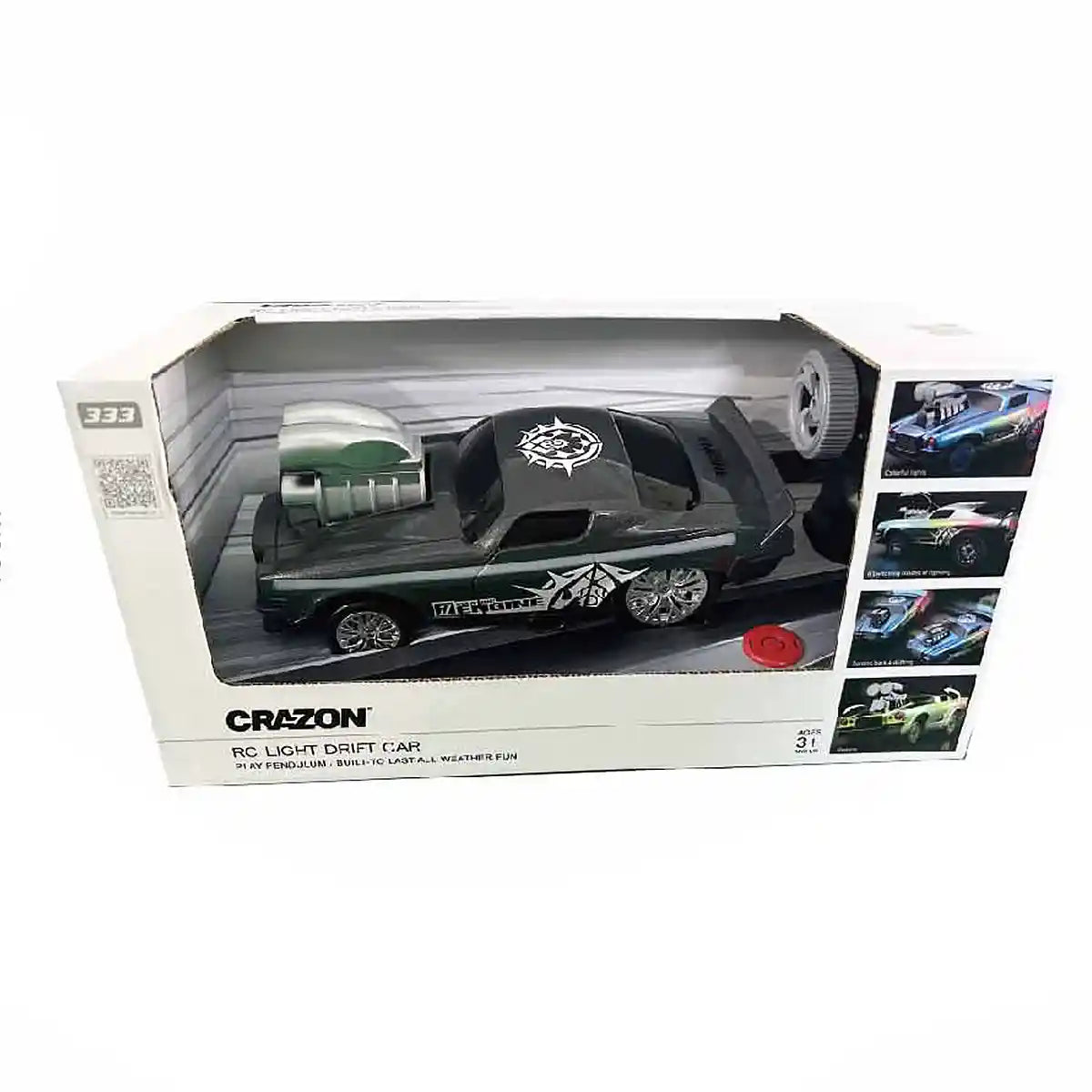 CRAZON RC CAR WITH BATTERY 3YRS+ - Kiddy Zone