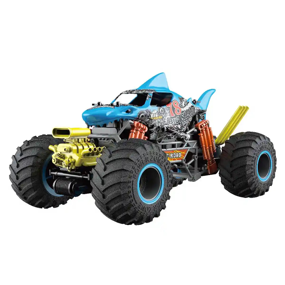 Crazon 2.4g 1:10 Rc Shark Spray Car With Battery 20km/H For 3yrs+ - Kiddy Zone