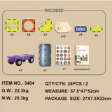 Magic Magnetic Paradise (Color Window Magnetic Chip Building Blocks) 41pcs 3yrs+