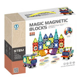 Magic Magnetic Paradise (Color Window Magnetic Chip Building Blocks) 71pcs 3yrs+
