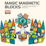 Magic Magnetic Paradise (Color Window Magnetic Chip Building Blocks) 155pcs 3yrs+