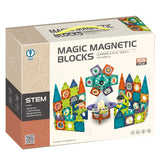 Magic Magnetic Paradise (Color Window Magnetic Chip Building Blocks) 155pcs 3yrs+