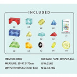 32Pcs Puzzle Magnetic building blocks 3YRS+