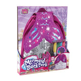 Mermaid Diy Painted Watercolor Backpack (5-Color Washable Pen) 6yrs+