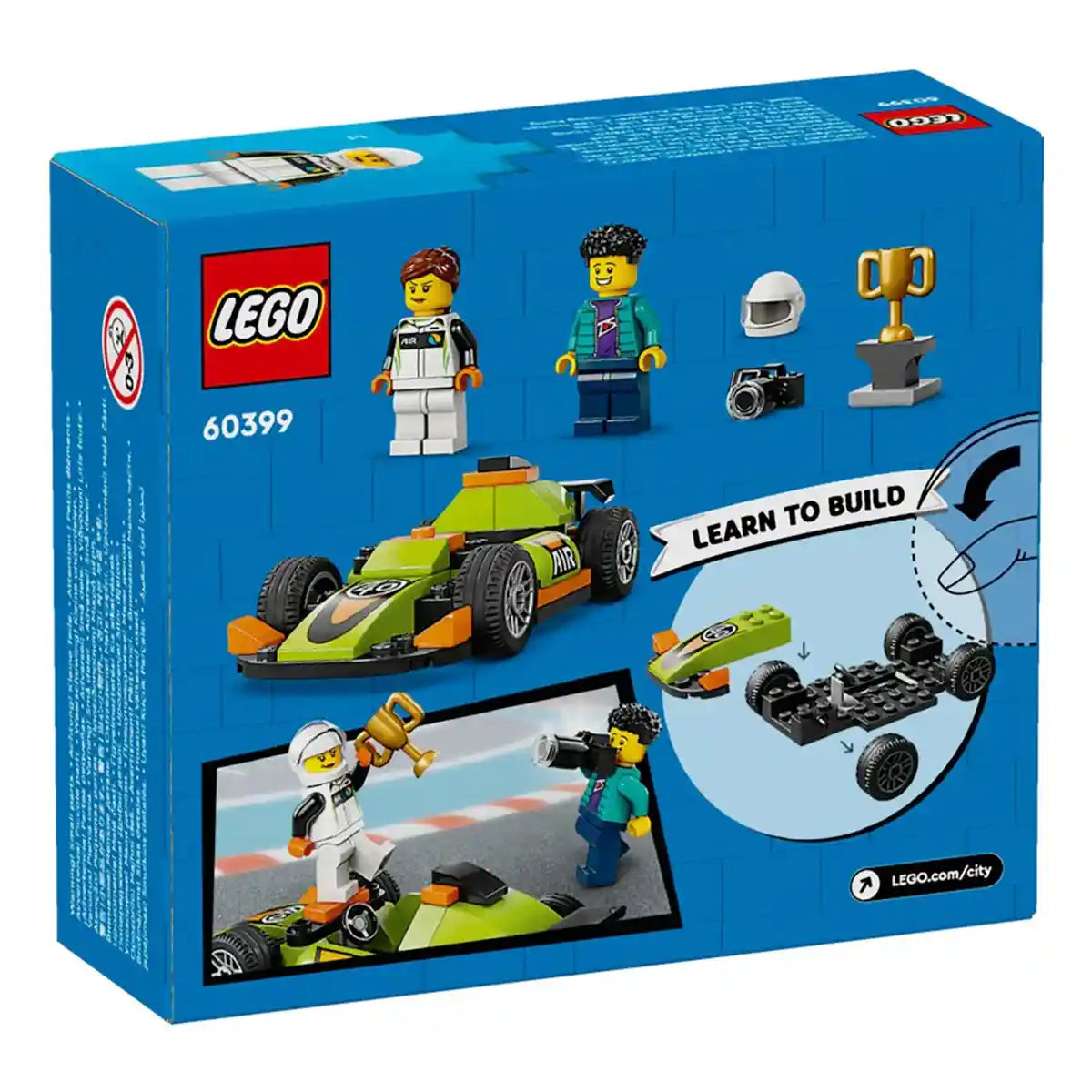 LEGO City Green Race Car Racing Vehicle Toy 60399