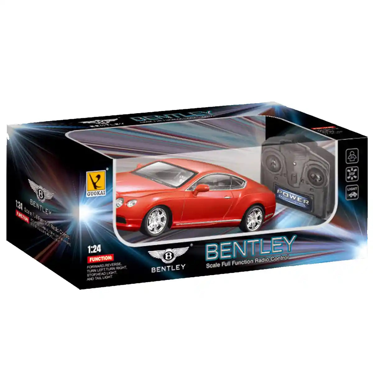 Gk R/C 1:24 Bentley Gt V8 Car 8yrs+