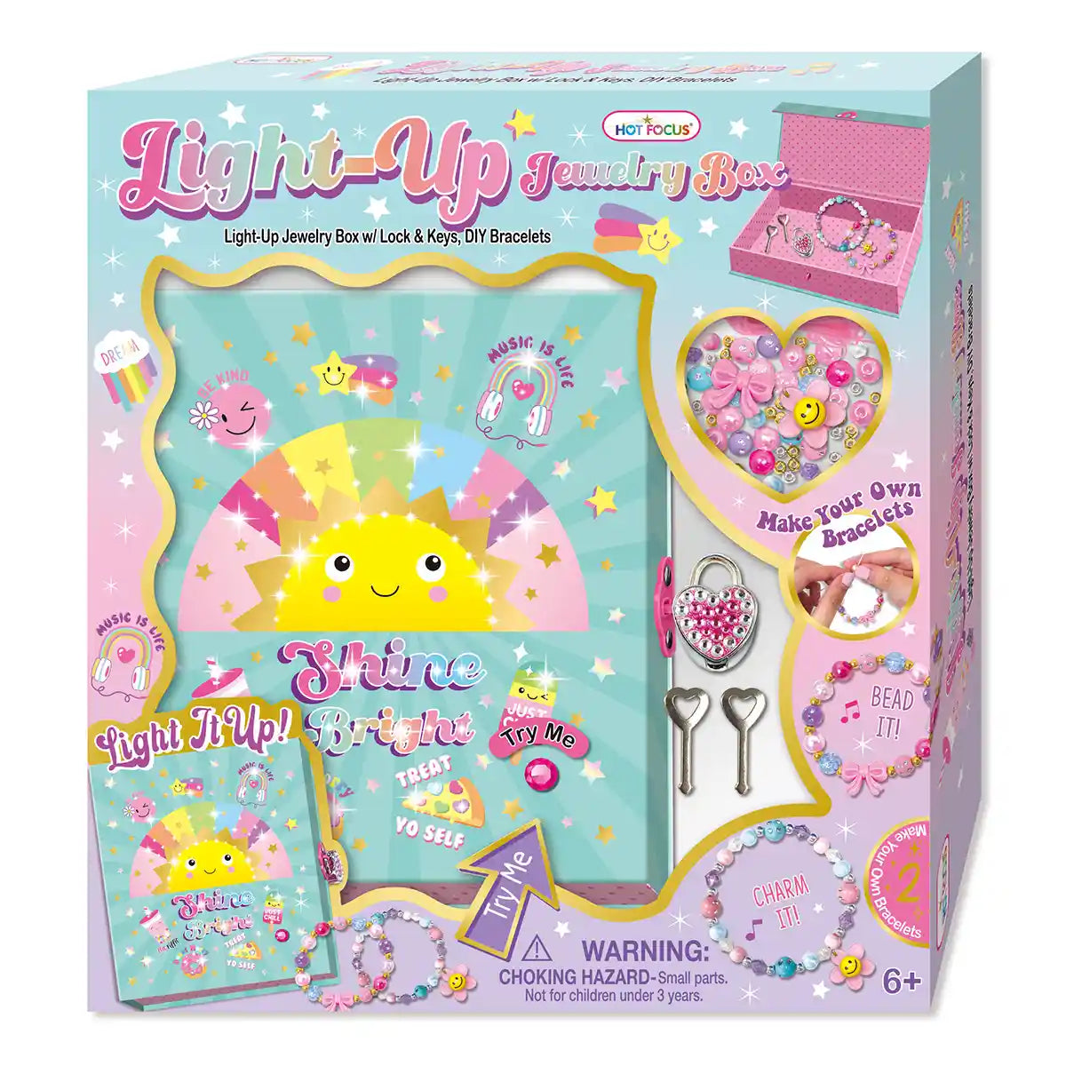 Light -Up Jewelry Box , Be Kind