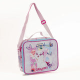 LULU CATY Trolley Bag 2 Main Compartments and 2 Side Pockets 16" W/ LUNCH BAG & PENCIL CASE - Kiddy Zone