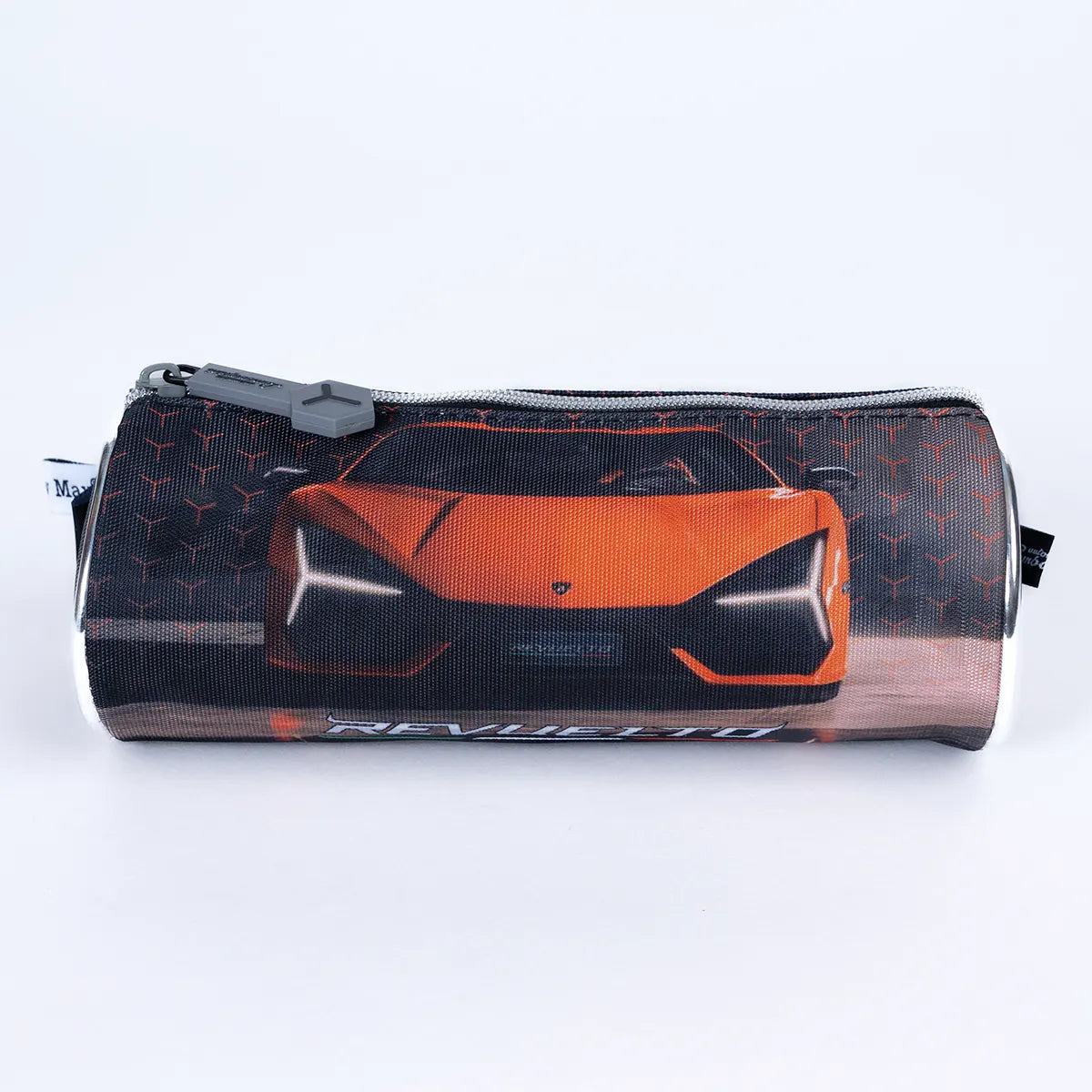 LAMBORGHINI Backpack 2 Main Compartments and 2 Side Pockets 18" W/ LUNCH BAG & PENCIL CASE