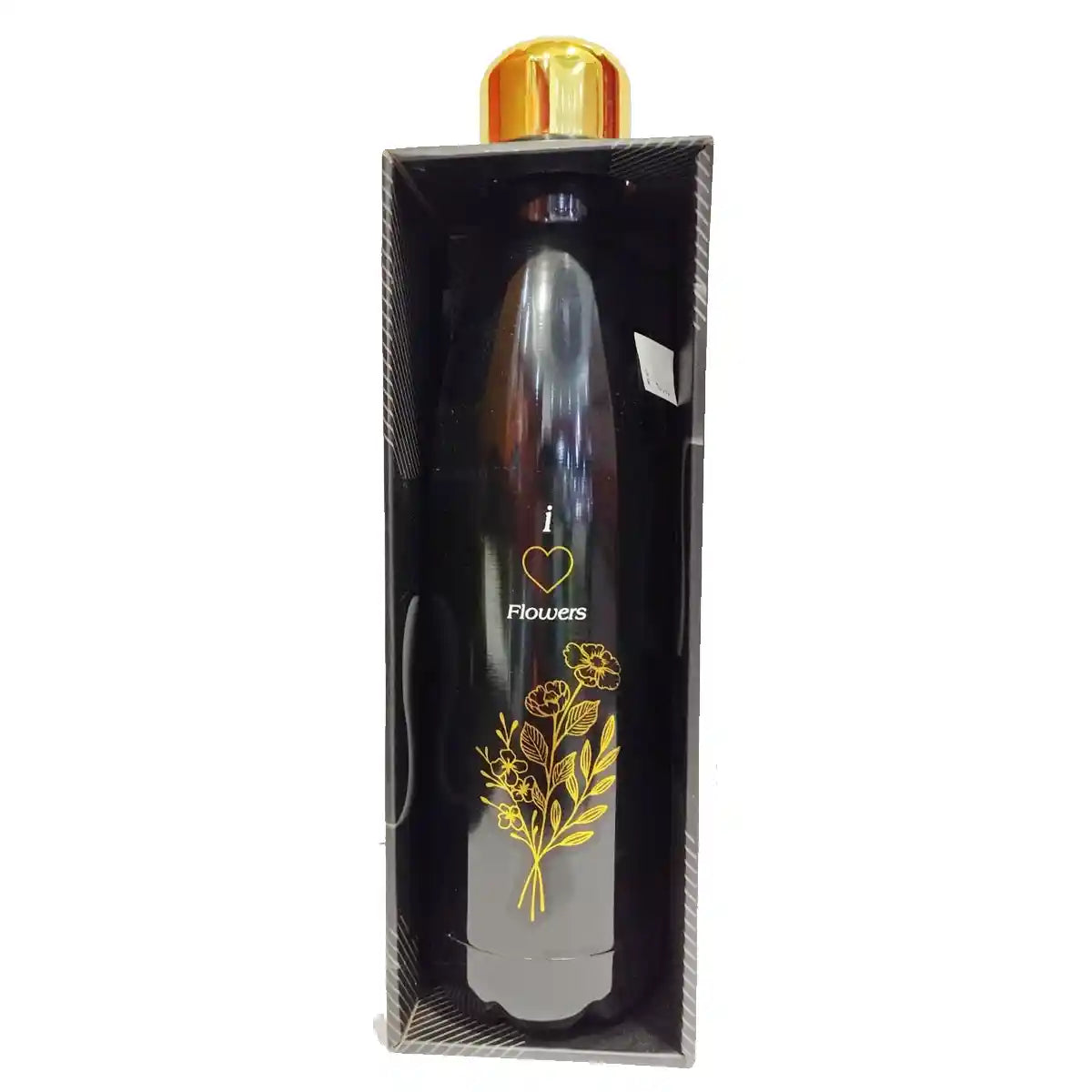 Vacuum Water Bottle 500ML - Gold Decorative design - Kiddy Zone