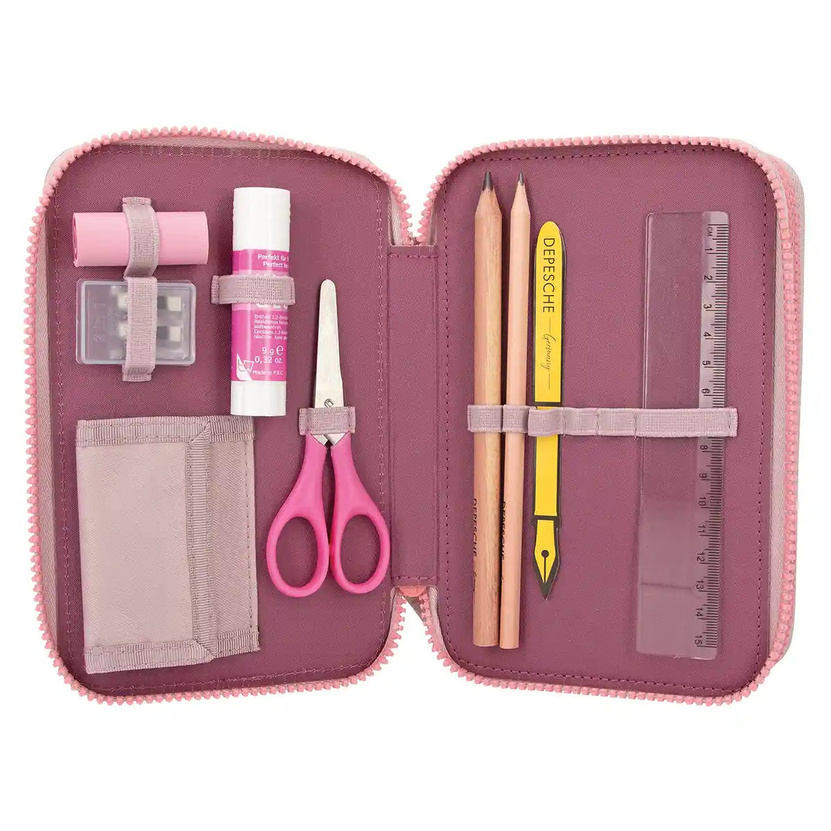 TOPModel Triple Pencil Case Led Best Friends