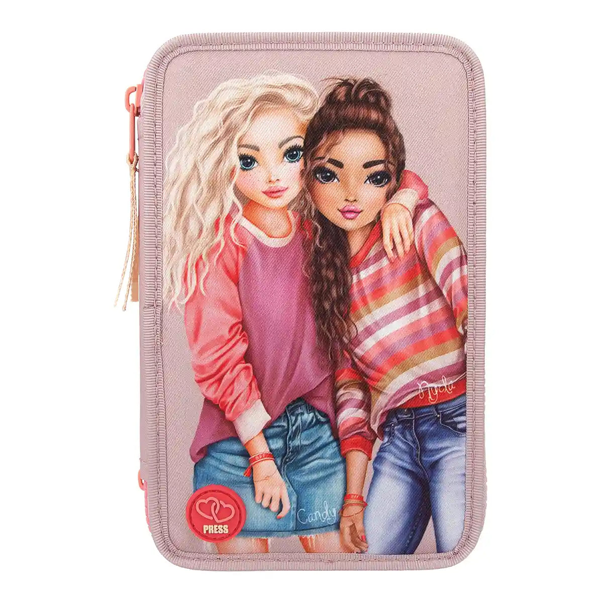 TOPModel Triple Pencil Case Led Best Friends