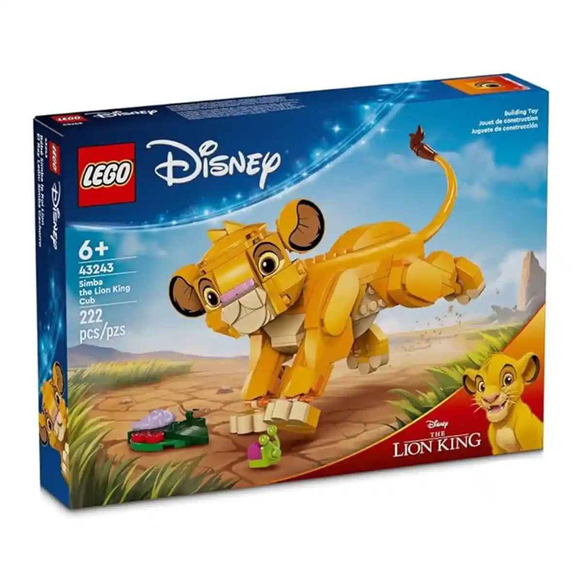 LEGO Disney Simba the Lion King Cub Fun Gift Idea 43243 - Kiddy Zone