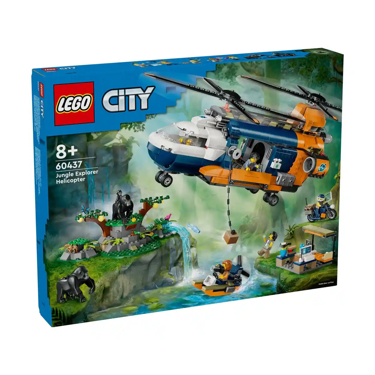 Lego City 60437 Jungle Explorer Helicopter at Base Camp - Kiddy Zone