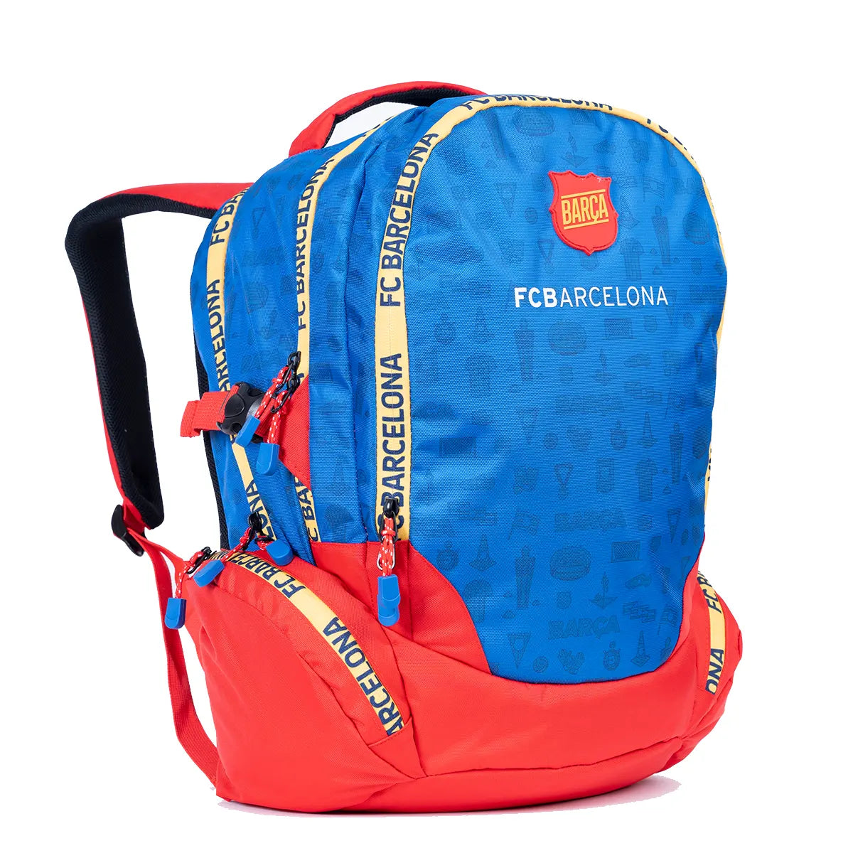 Backpack 3 Main Compartments and 2 Side Zippered Pockets 18"