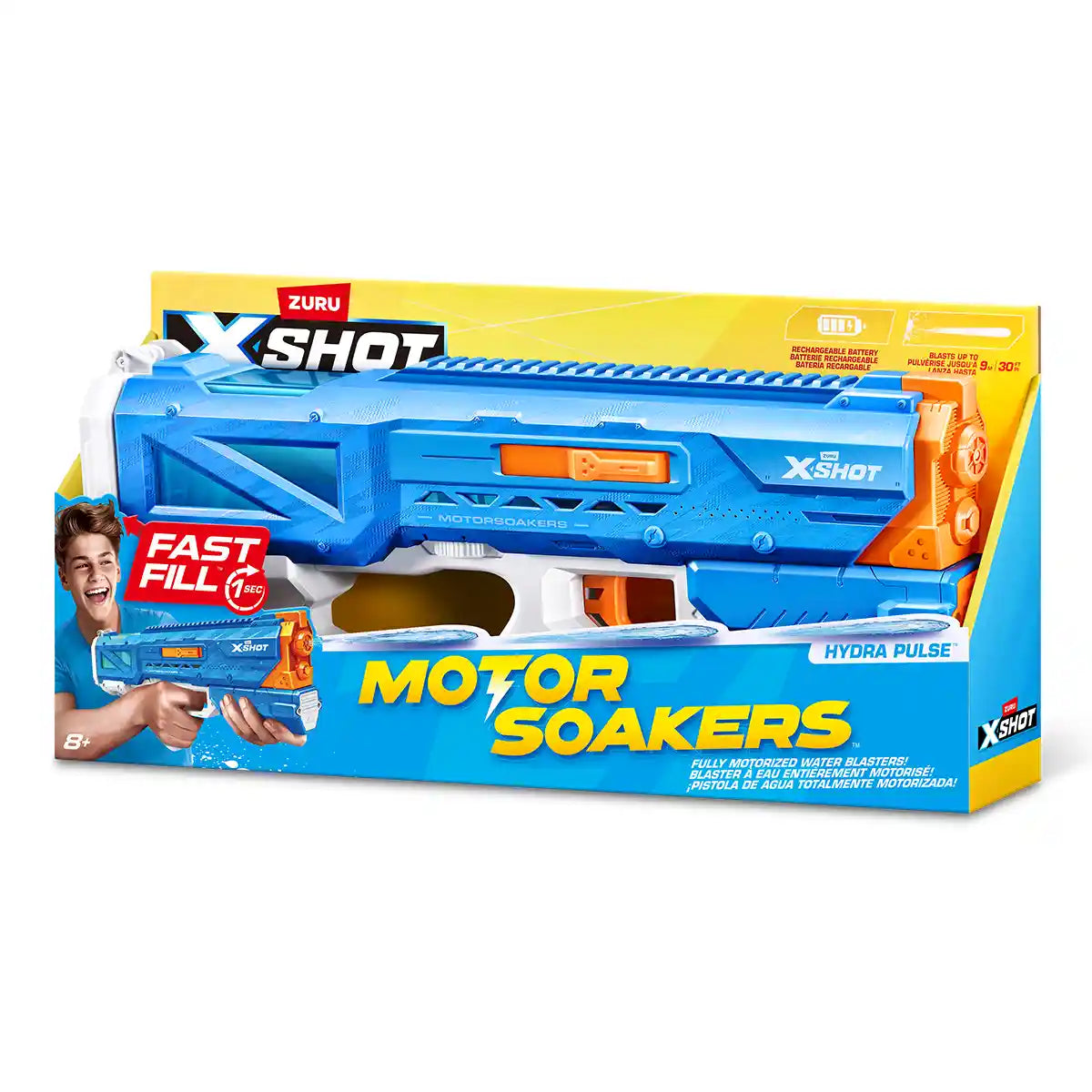 X-Shot Water Fast Fill Motor Soaker Hydra Pulse