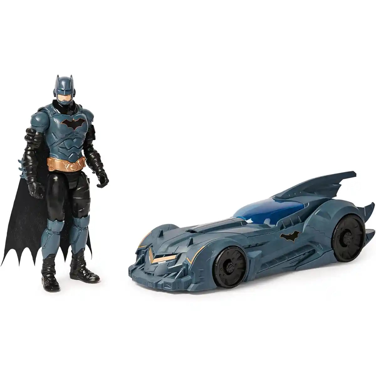 DC Batman Shadow Guardian Batmobile 12" w/Figure Set