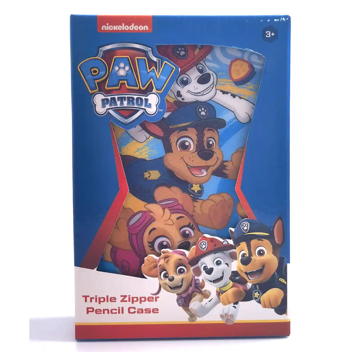 Paw Patrol 3 Zippers Pencil Case - Kiddy Zone